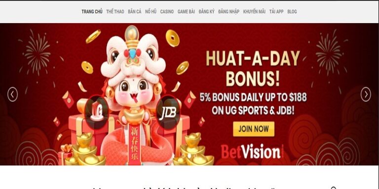 Đăng nhập betvision