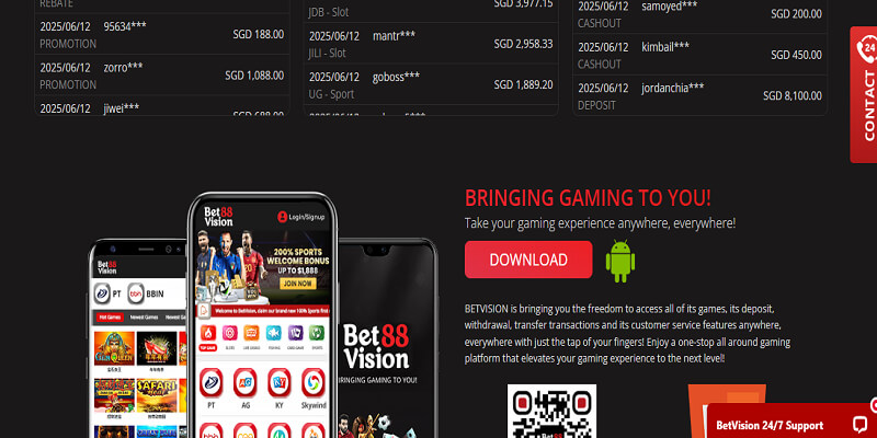 Link vào betvision chính thức