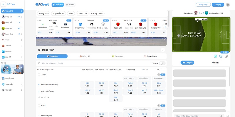 Đăng ký 8xBet